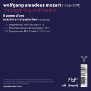 Il Pomo D'oro Didonato - Mozart The Beginning & The End - The Symphonies ryhmässä CD @ Bengans Skivbutik AB (4216837)