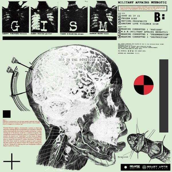 G.I.S.M. - Military Affairs Neurotic (Reissue) ryhmässä CD / Hårdrock/ Heavy metal @ Bengans Skivbutik AB (4217261)