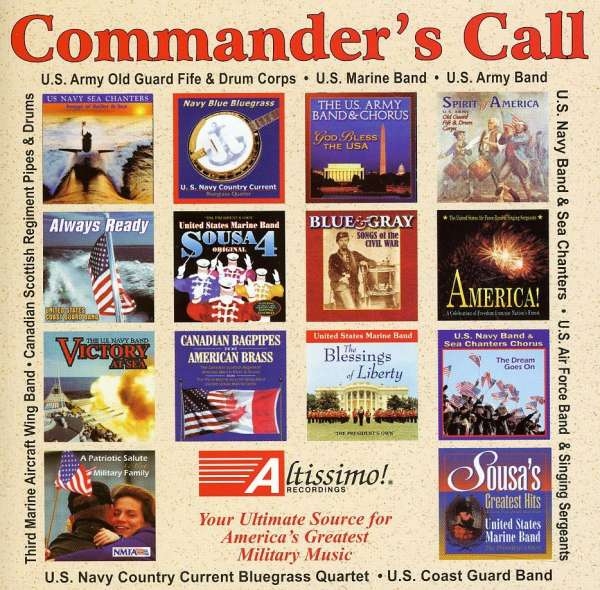 United States Military Bands - Commander's Call ryhmässä CD @ Bengans Skivbutik AB (4217351)