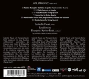 Isabelle Faust - Stravinsky: Violin Concerto / Chamber Works ryhmässä CD @ Bengans Skivbutik AB (4220989)