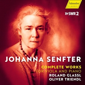 Senfter Johanna - Complete Works For Viola & Piano ryhmässä CD @ Bengans Skivbutik AB (4223642)
