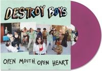 Destroy Boys - Open Mouth Open Heart (Purple Vinyl ryhmässä VINYYLI @ Bengans Skivbutik AB (4226552)