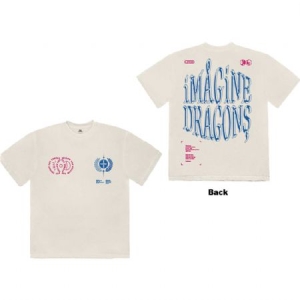 Imagine Dragons - Imagine Dragons Unisex T-Shirt: Lyrics (Back Print) ryhmässä Minishops / Imagine Dragons @ Bengans Skivbutik AB (4229526r)