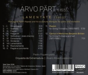 Pärt Arvo - Lamentate ryhmässä CD @ Bengans Skivbutik AB (4229884)