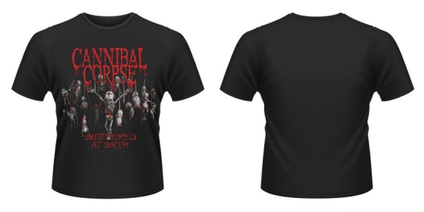 Cannibal Corpse - T/S Butchered At Birth (S) ryhmässä BW-T-shirts @ Bengans Skivbutik AB (4230305)