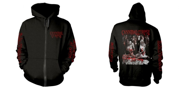 Cannibal Corpse - Zip-Hood -  Butchered At Birth (Xxl ryhmässä MERCH / Vaatteet / Hupparit @ Bengans Skivbutik AB (4230383)