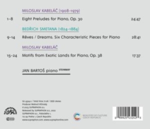 Kabelac Miloslav Smetana Bedrich - Kabelac & Smetana: Piano Works ryhmässä CD @ Bengans Skivbutik AB (4232342)
