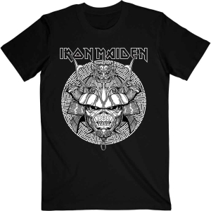 Iron Maiden - Samurai Graphic White Uni Bl ryhmässä Minishops / Iron Maiden @ Bengans Skivbutik AB (4233009r)