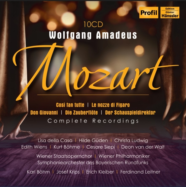 Mozart Wolfgang Amadeus - 4 Operas Complete Recordings (10Cd) ryhmässä CD / Myydyimmät @ Bengans Skivbutik AB (4233511)