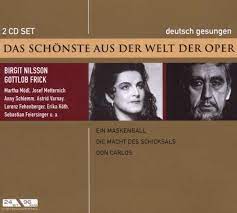 Birgit Nilsson - Gottlob Frick - Das Schönste Aus Der Welt Der Oper ryhmässä CD @ Bengans Skivbutik AB (4234087)