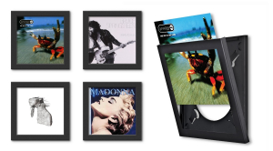 Show And Listen - Black LP Flip Frame 4-Pack ryhmässä VINYYLI / Lisävarusteet Vinyl @ Bengans Skivbutik AB (4241823)