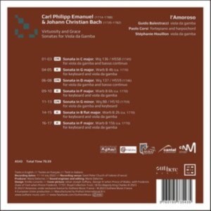 Bach C P E Bach J C - C.P.E. Bach & J.C. Bach: Virtuosity ryhmässä CD @ Bengans Skivbutik AB (4242247)