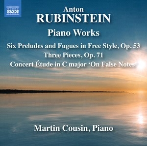 Rubinstein Anton - Piano Works - Six Preludes & Fugues ryhmässä CD @ Bengans Skivbutik AB (4242375)