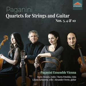 Paganini Niccolo - Quartets For Strings & Guitar, Vol. ryhmässä CD @ Bengans Skivbutik AB (4242384)