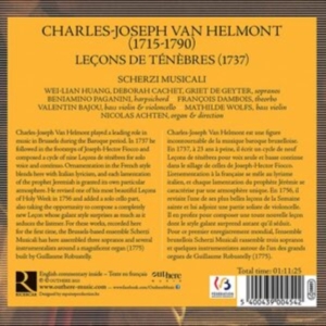 Van Helmont Charles-Joseph - Lecons De Tenebres ryhmässä CD @ Bengans Skivbutik AB (4242402)