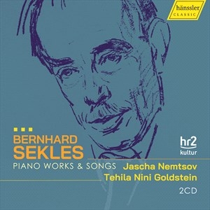 Sekles Bernhard - Piano Works & Songs ryhmässä CD @ Bengans Skivbutik AB (4248753)
