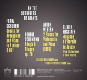 Messiaen Olivier Schubert Franz - Messiaen, Schubert, Schumann & Webe ryhmässä CD @ Bengans Skivbutik AB (4255667)