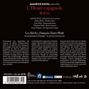 Les Siècles / Francois-Xavier Roth / Isabelle Druet / Jean Teitgen - Ravel: L'heure Espagnole / Bolero ryhmässä CD @ Bengans Skivbutik AB (4256081)