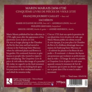 Marais Marin - Cinquieme Livre De Pieces De Viole ryhmässä CD @ Bengans Skivbutik AB (4258223)