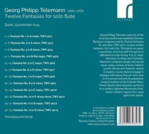 Telemann Georg Philipp - Telemann: Twelve Fantasias For Solo ryhmässä CD @ Bengans Skivbutik AB (4258440)