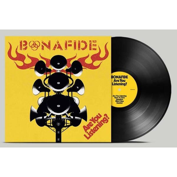 Bonafide - Are You Listening? (Black Vinyl) ryhmässä VINYYLI / Hårdrock/ Heavy metal @ Bengans Skivbutik AB (4258490)