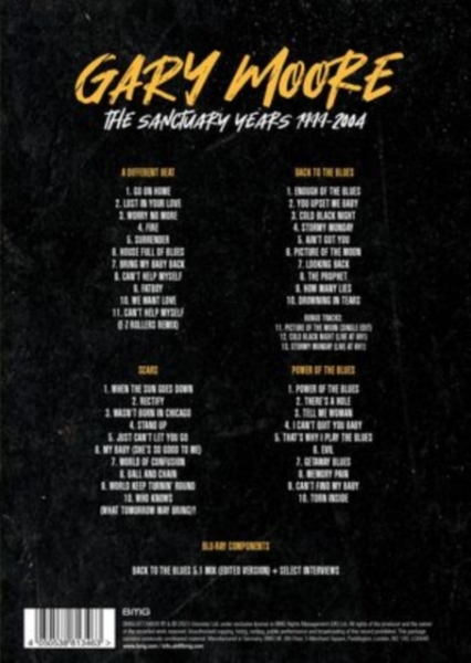 Gary Moore - The Sanctuary Years ryhmässä CD / Rock @ Bengans Skivbutik AB (4259077)