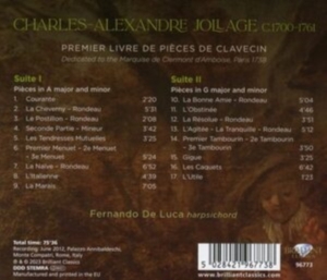 Fernando De Luca - Jollage: Premier Livre De Pieces De ryhmässä CD @ Bengans Skivbutik AB (4261293)