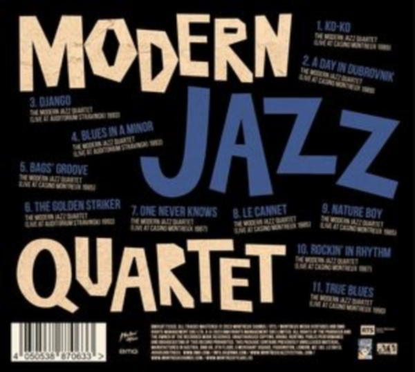 Modern Jazz Quartet - Modern Jazz Quartet: The Montreux Y ryhmässä CD / Myydyimmät @ Bengans Skivbutik AB (4262934)