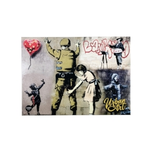 Banksy - Banksy Graffiti Painter (1000Pc) Puzzle ryhmässä MERCH @ Bengans Skivbutik AB (4264580)