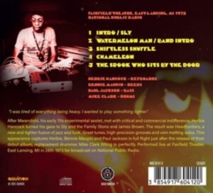 Hancock Herbie - Live 1973 ryhmässä CD @ Bengans Skivbutik AB (4265773)