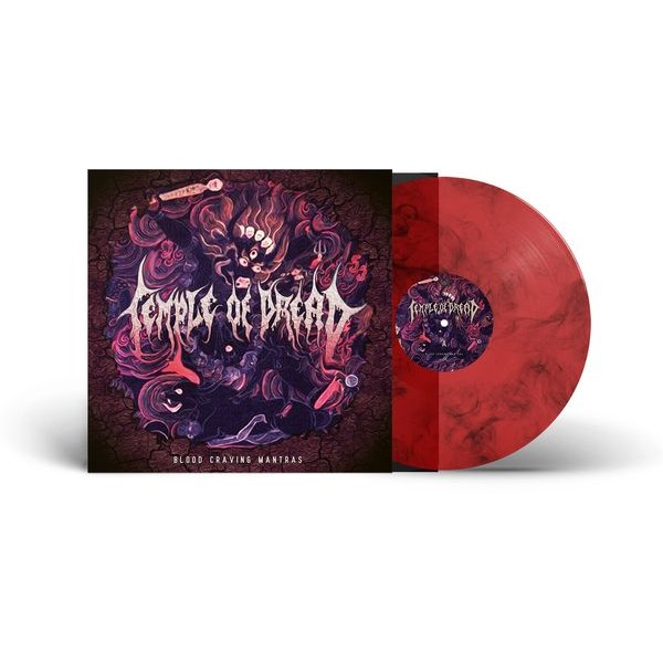 Temple Of Dread - Blood Craving Mantras (Marbled Viny ryhmässä VINYYLI / Hårdrock/ Heavy metal @ Bengans Skivbutik AB (4266647)