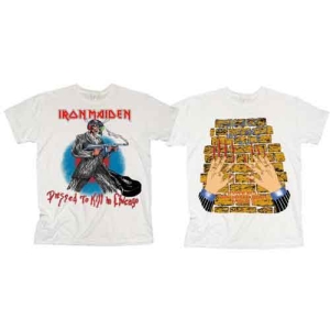 Iron Maiden - Chicago Mutants Uni Wht ryhmässä Minishops / Iron Maiden @ Bengans Skivbutik AB (4267880r)