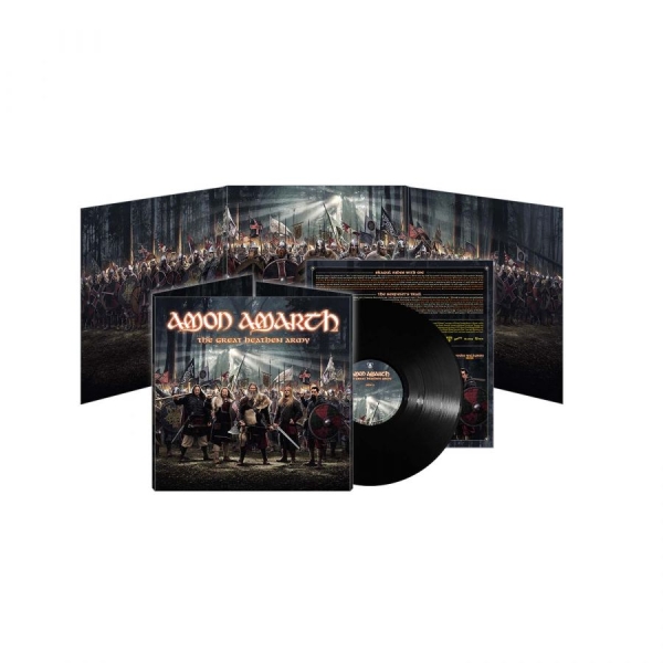 Amon Amarth - Great Heathen Army (Black Vinyl) ryhmässä Minishops / Amon Amarth @ Bengans Skivbutik AB (4270731)