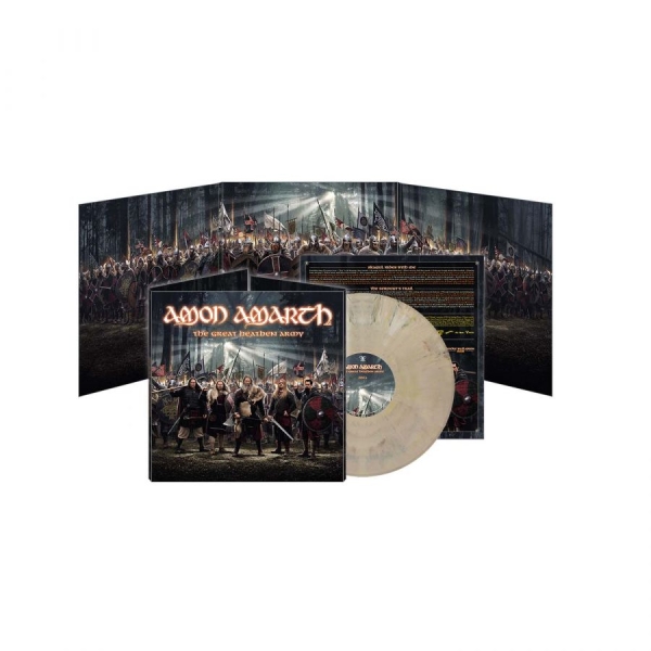 Amon Amarth - Great Heathen Army (White Marble Vi ryhmässä VINYYLI / Myydyimmät @ Bengans Skivbutik AB (4270737)