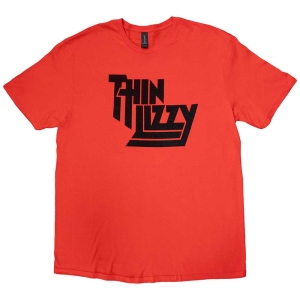Thin Lizzy - Logo Uni Red T-Shirt  (XL) ryhmässä -Start Tshirt @ Bengans Skivbutik AB (4272938)