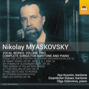 Myaskovsky Nikolay - Vocal Works, Vol. 2 ryhmässä CD @ Bengans Skivbutik AB (4275358)