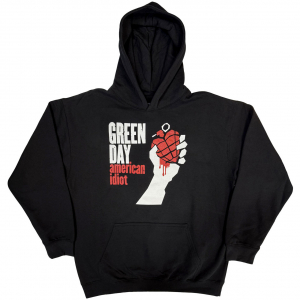 Green Day - American Idiot Uni Bl Hoodie  ryhmässä MERCH @ Bengans Skivbutik AB (4276369r)
