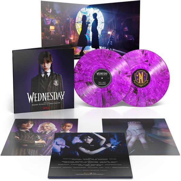 Elfman Danny & Chris Bacon - Wednesday (Purple Vinyl) ryhmässä VINYYLI / Pop @ Bengans Skivbutik AB (4279559)