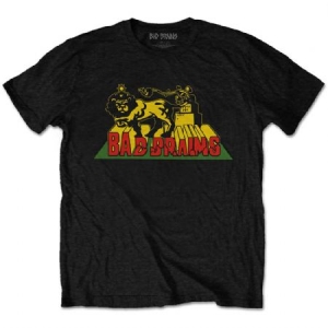 Bad Brains - Bad Brains Unisex T-Shirt: Lion Crush (M) ryhmässä -Start Tshirt @ Bengans Skivbutik AB (4281724)