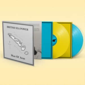 British Sea Power - Man Of Aran (Yellow And Blue Vinyl) ryhmässä VINYYLI @ Bengans Skivbutik AB (4283010)
