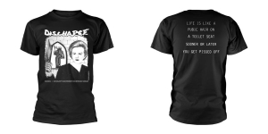 Discharge - T/S Warning (M) ryhmässä BW-T-shirts @ Bengans Skivbutik AB (4284582)