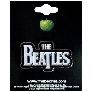 The Beatles - Drop T Logo Wht Pin Badge ryhmässä MERCH @ Bengans Skivbutik AB (4284680)
