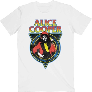 Alice Cooper - Snakeskin Uni Wht     (M) ryhmässä -Start Tshirt @ Bengans Skivbutik AB (4285338)