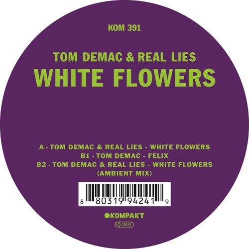 Tom Demac & Real Lies - White Flowers ryhmässä VINYYLI / Dans/Techno @ Bengans Skivbutik AB (4287878)