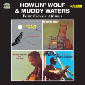 Howlin Wolf & Muddy Waters - Four classic albums ryhmässä CD @ Bengans Skivbutik AB (4292896)
