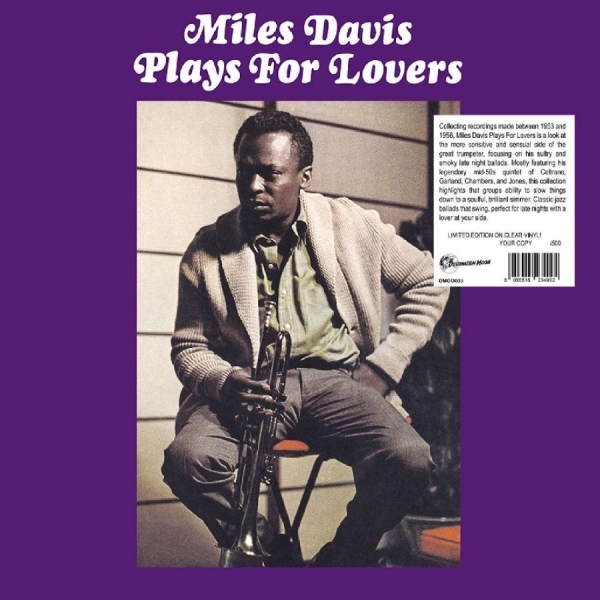 Davis Miles - Plays For Lovers ryhmässä VINYYLI / Myydyimmät @ Bengans Skivbutik AB (4296421)