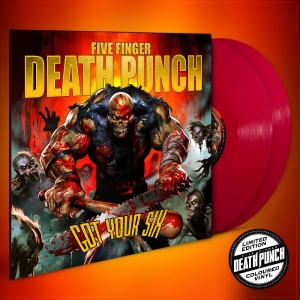Five Finger Death Punch - Got Your Six (Opaque Red Vinyl) ryhmässä Minishops / Five Finger Death Punch @ Bengans Skivbutik AB (4297732)