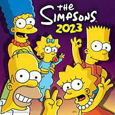 The Simpsons 2023 Calendar ryhmässä -Start Merch @ Bengans Skivbutik AB (4299229)