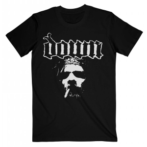 Down -  Down Unisex T-Shirt: Face (black) (XL) ryhmässä BW-T-shirts @ Bengans Skivbutik AB (4299707)