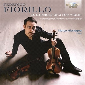Fiorillo Federigo - 36 Caprices, Op. 3 For Violin, Tran ryhmässä CD @ Bengans Skivbutik AB (4301876)